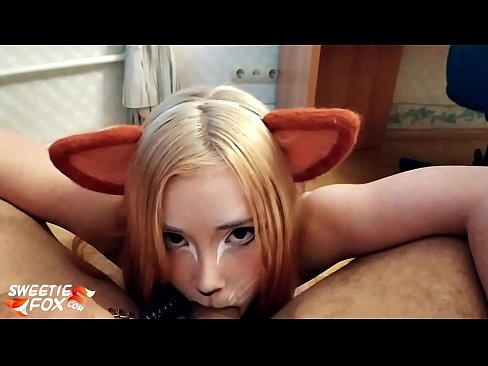 ❤️ Kitsune gbe dick ati pẹlu ni ẹnu rẹ ☑ Iwa onihoho furo ️❤
